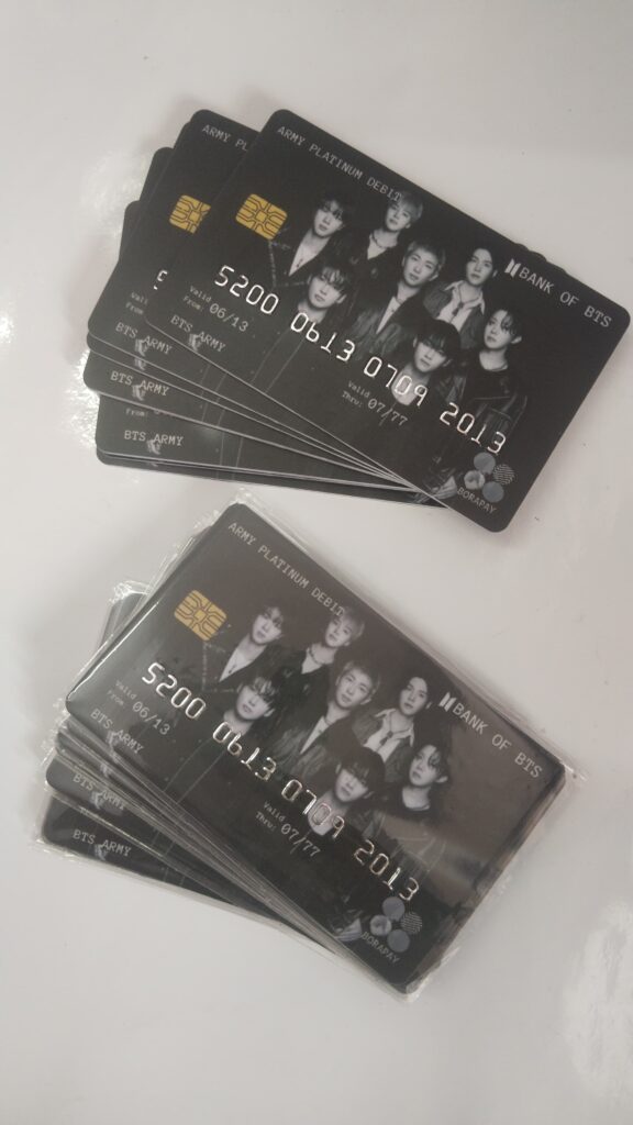 Home Army Platinum Faux Debit Card