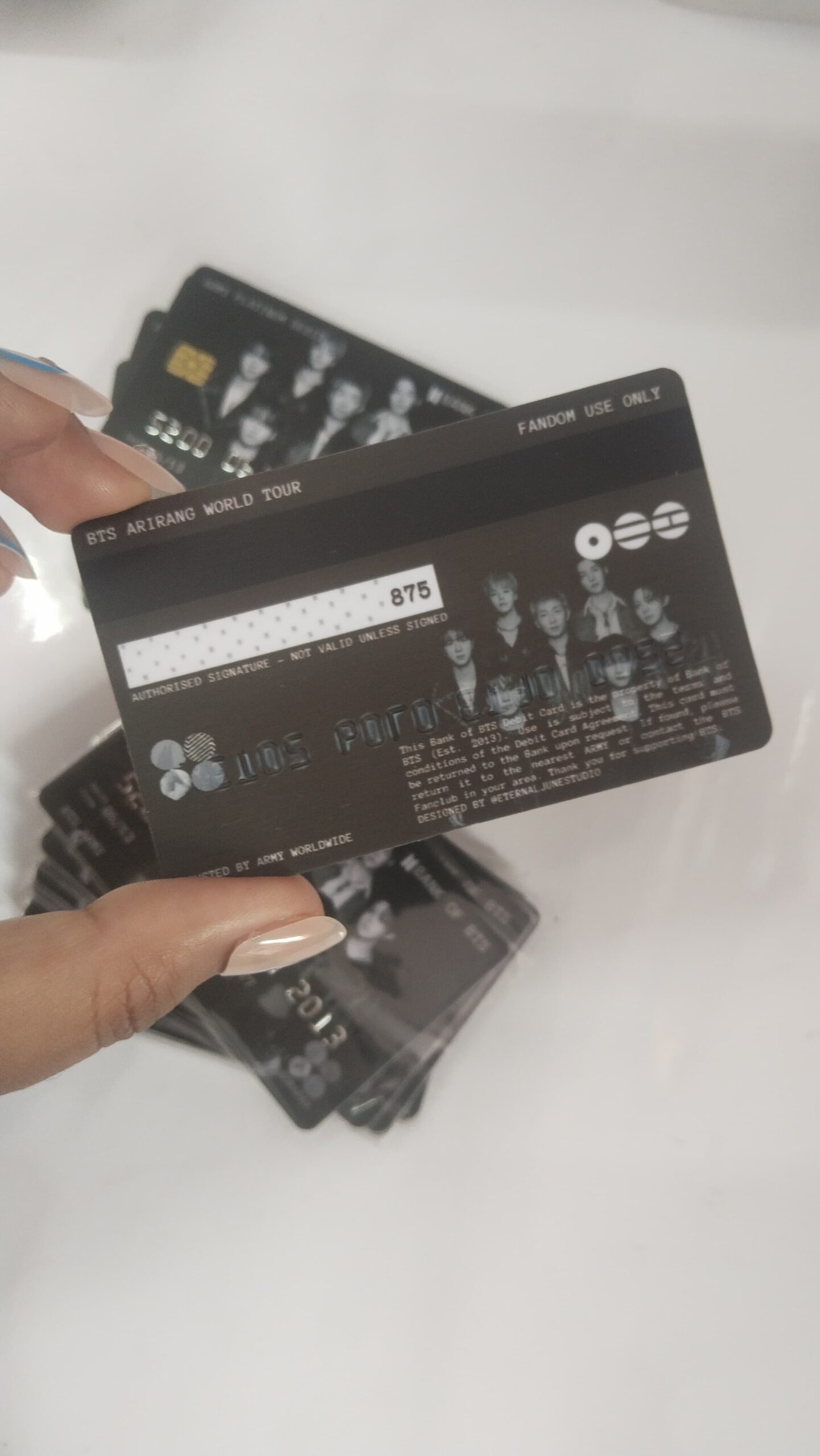 Army Platinum Faux Debit Card Army Platinum Faux Debit Card