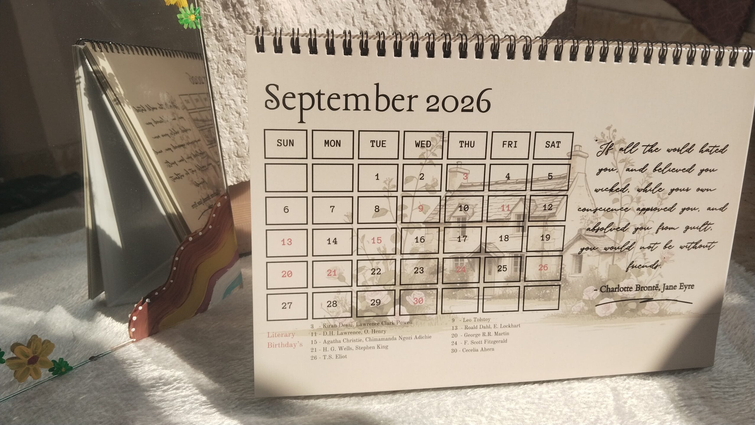 year of becoming – literary quotes 2026 calendar year of becoming – literary quotes 2026 calendar