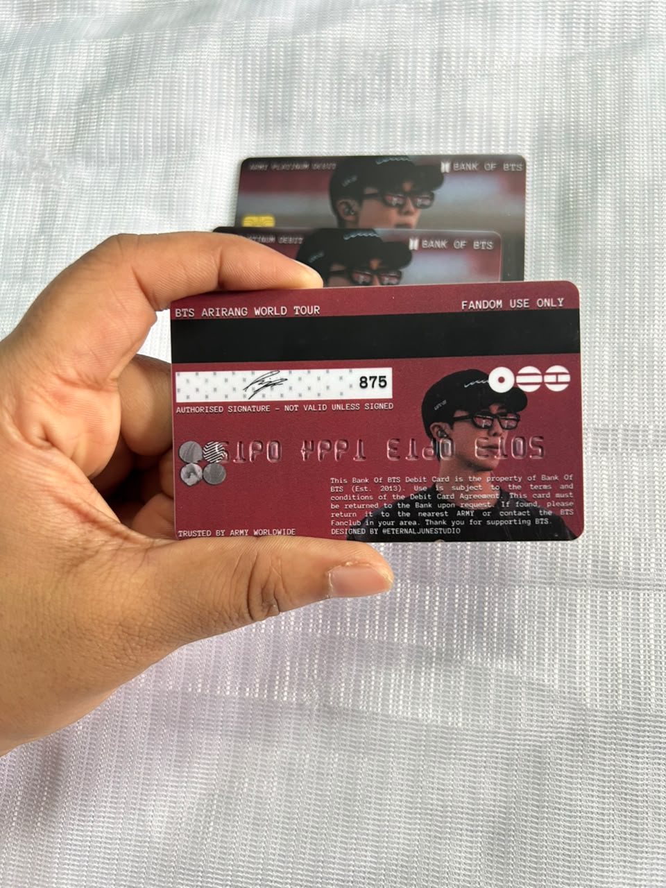 RM Debit Card Back RM Debit Card Back