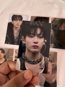 jungkook vlog photocard set (glossy) | set of 7 bts jk photocards